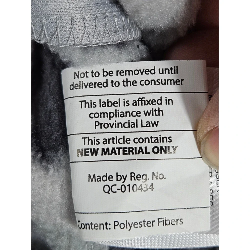 Kyodan Outdoor Womens XXL Grey Camo Fleece Quilted‎ Snap Neck Pullover Jacket